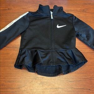 Nike Kids Black Peplum Jacket
